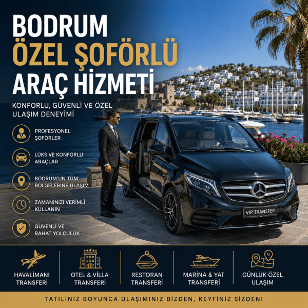 Bodrum Özel Şoförlü Araç Hizmeti