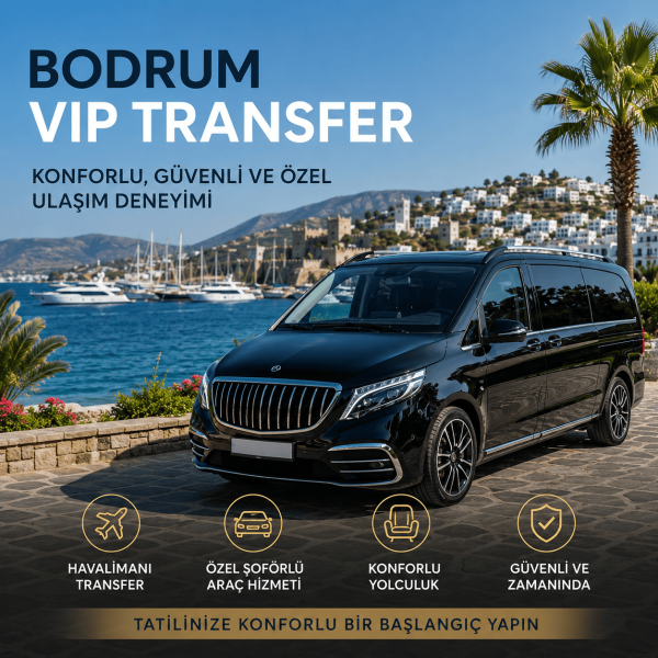 Bodrum VIP Transfer Konforlu ve Güvenli Ulaşım Deneyimi